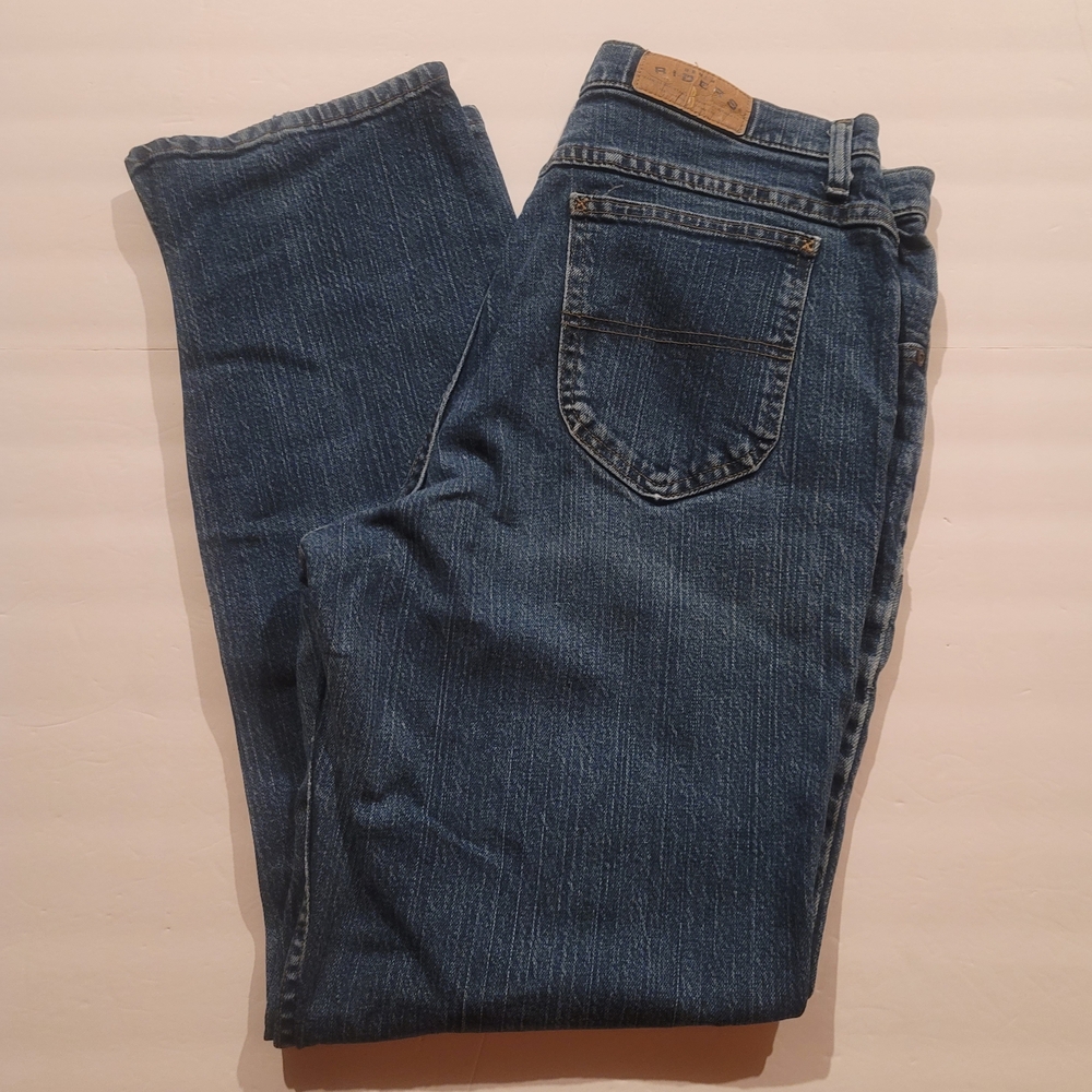 Denim Riders Women's Straight Leg Blue Jeans Size 14x30
